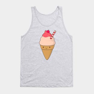 Kawaii Ice Cream Cone Tank Top